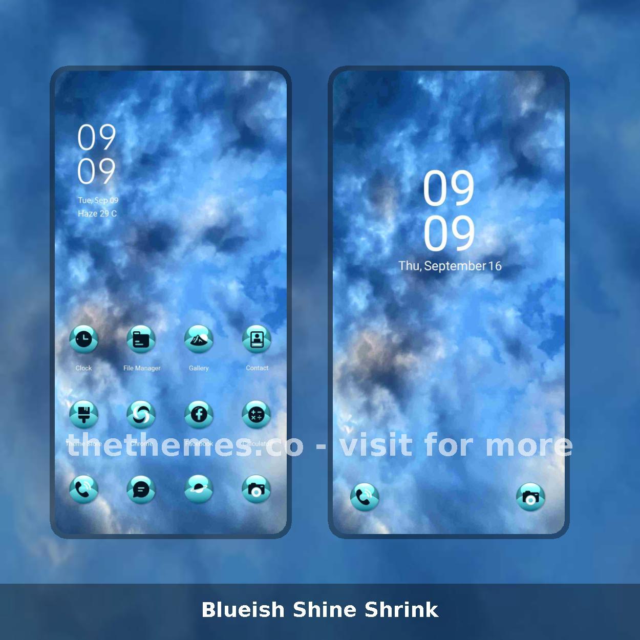 Blueish Shine Shrink